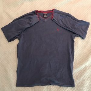 Polo long sleeve v-neck